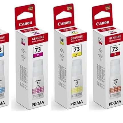 Canon 73 B/C/Y/M/R/GR Ink Bottles Pixma G570 G670 Printer
