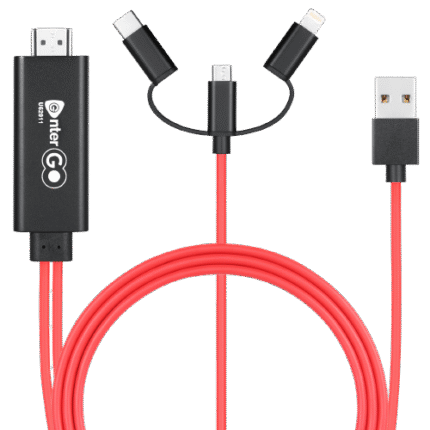 ENTER MOBILE TO 3 IN 1 HDMI CABLE