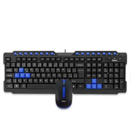 Foxin FKM 506 PRO Wired Multimedia Keyboard and Mouse Combo