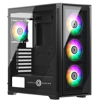 CIRCLE GAMING CABINET FURIOUS GLASS 360 ARGB