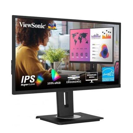 ViewSonic (from USA) - VG2448 60.96 Cm (24") Full HD IPS Professional Monitor| Dual Speakers| Hight Adjustable | Tilt,Pivort,Swivel |USB Hub, DP, HDMI, VGA