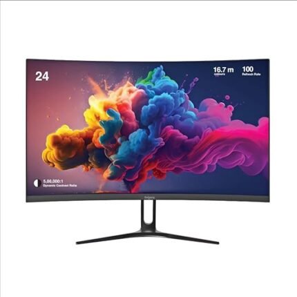FINGERS Satin-Curve-2421 Curved LED Monitor (23.81, 60 cm) with 1920 x x1080 FHD Resolution
